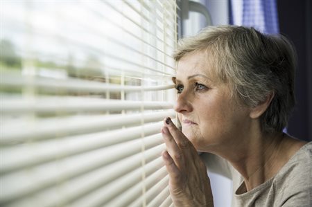 Women looking out of the window